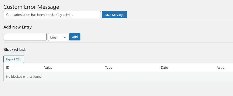 Step 3 Set Custom Error Message