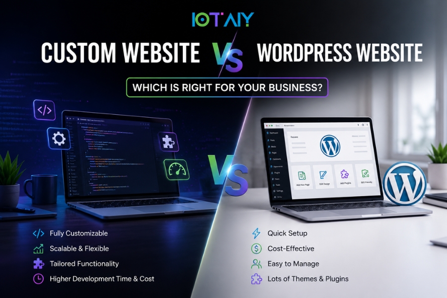 Custom Website vs WordPress Website, Which Is Right for Your Business?