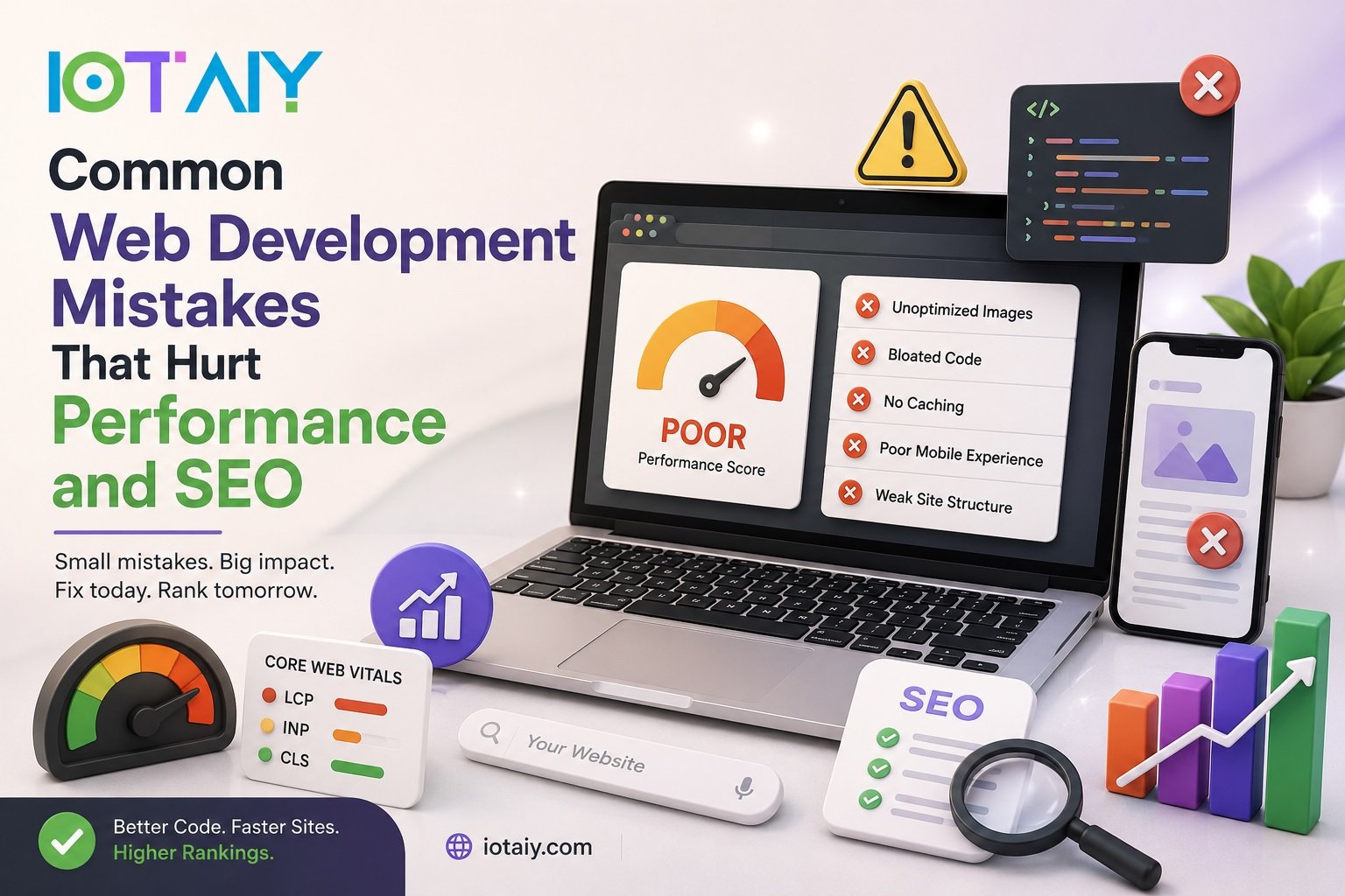 Common Web Development Mistakes That Hurt Performance and SEO