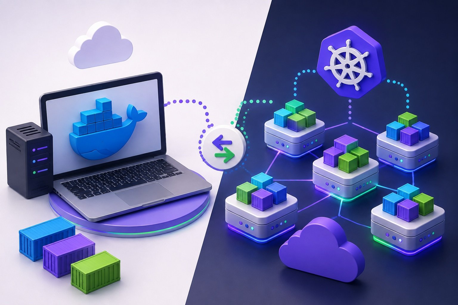 Docker vs Kubernetes – The Difference of Modern Applications